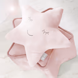 roba Style Oreiller pour bébé Mauve, Rose
