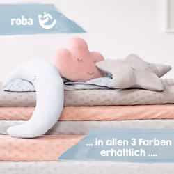 roba Style Oreiller pour bébé Mauve, Rose