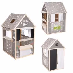 Maisonnette pour Enfant - ROBA - 4 côtés jouables - Multifonctionnelle