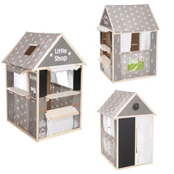 Maisonnette pour Enfant - ROBA - 4 côtés jouables - Multifonctionnelle