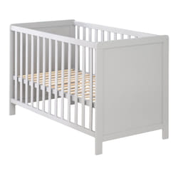 roba 0176TP Lit pour bébé Lit bébé Panneaux MDF Gris