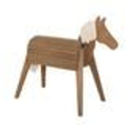 Cheval dExtérieur - ROBA - Grand Cheval de Jardin - Bois Massif - Teck - 2 en 1