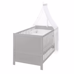roba 0193TP-3V235, Lit bébé, Garçon/Fille, Bois, Gris