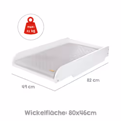 roba Style table à langer Polyester Blanc - Vue supplémentaire 4