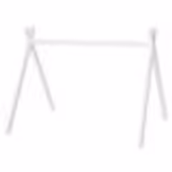Portique dÉveil en Bois pour Bébé Montesori Babygym - Blanc - ROBA - Universel - Mixte