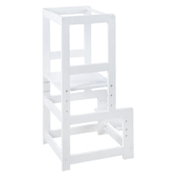 roba Lernturm tabouret pour enfants Intérieure Panneaux MDF Blanc