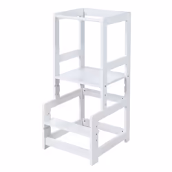 roba Lernturm tabouret pour enfants Intérieure Panneaux MDF Blanc - Vue supplémentaire 4