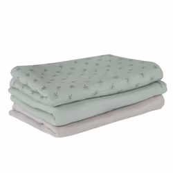 roba Lot de 3 couches bio Lil Planet, Garçon/Fille, Taille unique, Vert, Gris, Coton, 40 °C, 3 pièce(s)