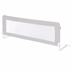 roba Bettgitter Klipp-Klapp 135cm, 130 cm, Polyester, Barrière de lit pliable, Gris, Blanc