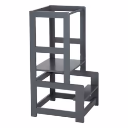 roba Lernturm tabouret pour enfants Intérieure Bois Anthracite