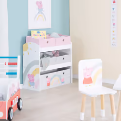 roba 450159PP1 rangement de jouets Étagère de rangement de jouets Autonome Gris, Rose, Blanc - Vue supplémentaire 4