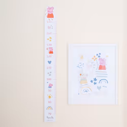 roba 450100PP1 courbe de croissance bébé Rose, Blanc Panneaux MDF