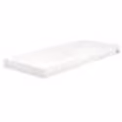 Matelas pour Lit Bébé - ROBA - safe asleep® - 60 x 120 cm - Mousse Respirante - Roulé et Déhoussable - Blanc