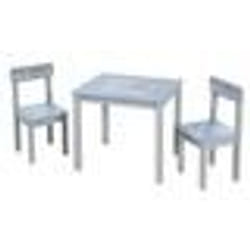 Ensemble Table + 2 Chaises Enfants ROBA PatPatrouille - Motif Chiens Chase Ruben & Marcus - Bleu - Gris
