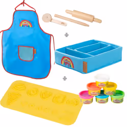 roba 98155PD1-3, Kit de cuisine pour enfants, 3 an(s), Silicone, Bois, Multicolore, 12 pièce(s)