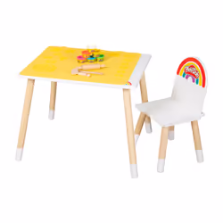 roba 450015PD1ZU, Chaise, Blanc, Forme rectangulaire, Panneaux MDF, Bois, 3 an(s), 60 cm