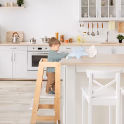 roba 440113WEB tabouret pour enfants Intérieure Panneaux MDF, Bois Blanc, Bois - Vue supplémentaire 4