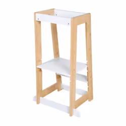 roba 440113WEB tabouret pour enfants Intérieure Panneaux MDF, Bois Blanc, Bois - Vue supplémentaire 5