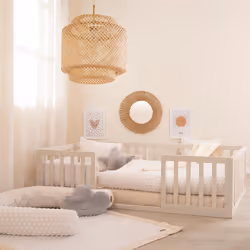 roba 203200NG Lit bébé Bois Couleur de la pierre