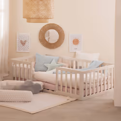 roba 203200NG Lit bébé Bois Couleur de la pierre