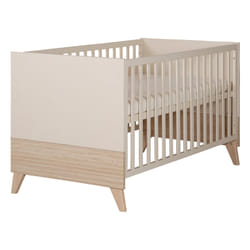 roba 1911879 Lit pour bébé Lit bébé Bois Couleur Cachemire, Chêne