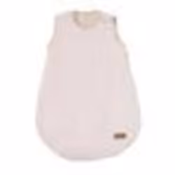Gigoteuse sans Manches en Coton Bio ROBA - Frosty Almond - Certifiée Oeko-Tex® - Motifs Pois en Relief - Beige Amande