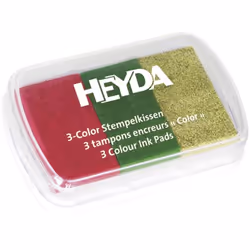 HEYDA 204888467, Multicolore, Or, Vert, Rouge, 3 pièce(s), unisexe, 90 mm, 60 mm