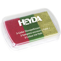 HEYDA 204888467 cassette d'encre pour tampons Multicolore 3 pièce(s)