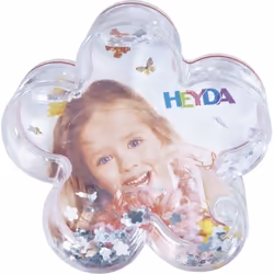 HEYDA 20-48 884 05, Décoration de noël traditionnelle, Acrylique, Transparent, Blanc, Cadres photos, 10 pièce(s), 100 mm