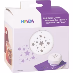 HEYDA 203687762 pièce de perforation artistique Pochoir de perforation Blanc