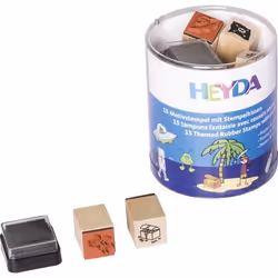 HEYDA 204888486, Kit de tampons pour enfants, Multicolore