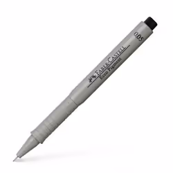 Faber-Castell Ecco Pigment, Noir, Fin, Gris, Rond, Encre à pigments, 0,05 mm