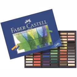 Pastels secs - Faber-Castell - 128272 - Multicolore - 72 pièces - Tige carrée