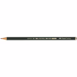 Faber-Castell 119802, 2B, Vert, Hexagonal