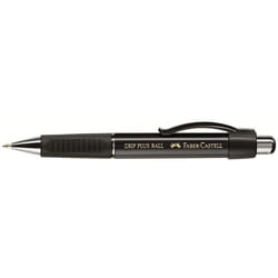 Faber-Castell Grip Plus Ball M Bleu Stylo à bille rétractable avec clip 1 pièce(s)