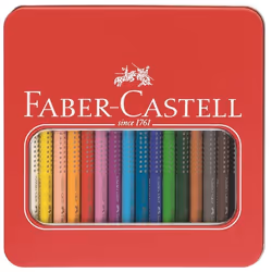 Faber-Castell 110916, Rouge, Métal, 16 pièce(s)