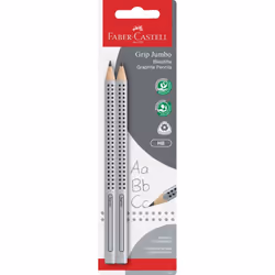 Faber-Castell 111992, HB, Gris, Triangulaire, Boîte avec crochet, 2 pièce(s)