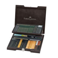 Faber-Castell 112971 coffret cadeau de stylos et crayons Crayon à la mine de graphite Etui en bois