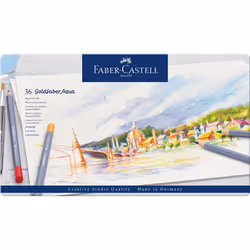 Faber-Castell Goldfaber Aqua, Doux, Multicolore, 36 pièce(s)