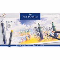 Faber-Castell Goldfaber Metal, Doux, Multicolore, 36 pièce(s)