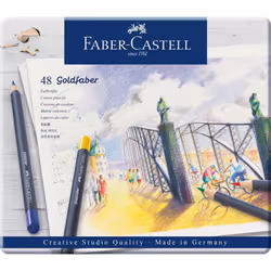 Faber-Castell Goldfaber Metal, Doux, Multicolore, 48 pièce(s)