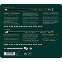 Faber-Castell Pitt Graphite Matt & Castell 9000 Set Multicolore 20 pièce(s) - Vue supplémentaire 4