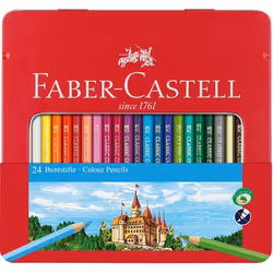 Faber-Castell 115824, Beige, Noir, Bleu, Or, Vert, Ivoire, Lilas, Magenta, Orange, Rose, Violet, Blanc, Jaune, 1 pièce(s)