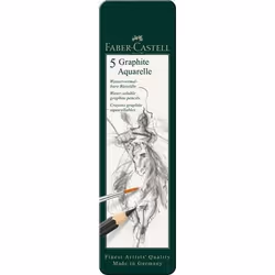 Faber-Castell 117805, HB, Noir, Hexagonal, Dessin graphique, Loisir, Allemagne, Boîte