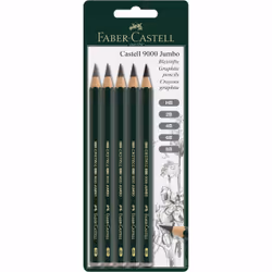 Faber-Castell 119397, Multi, Vert, Hexagonal, Blister, 5 pièce(s)