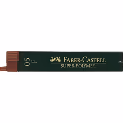 Faber-Castell Super-Polymer Mine de crayon super polymère F 0.5 mm pack de 12 pour TK-FINE VARIO L