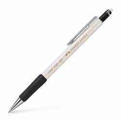 Faber-Castell 134501, Blanc, Gris, B, 0,5 mm, Rond, Se tourne vers l'extérieur