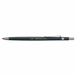 Faber-Castell 134600, Vert, Plastique, Noir, HB, 2 mm, 10 pièce(s)