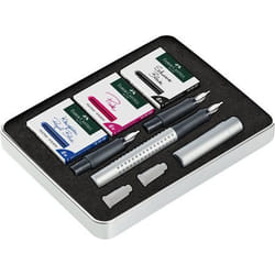 Faber-Castell 201629 stylo-plume Système de remplissage cartouche Argent 1 pièce(s)