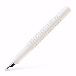 Faber-Castell 140821, Blanc, Système de remplissage cartouche, Bleu, Acier inoxydable, Ambidextre, 1 pièce(s)